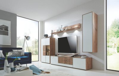 Moderne Wohnwand Hennie • Singold Möbel Moderne Wohnwand Hennie • Singold Möbel